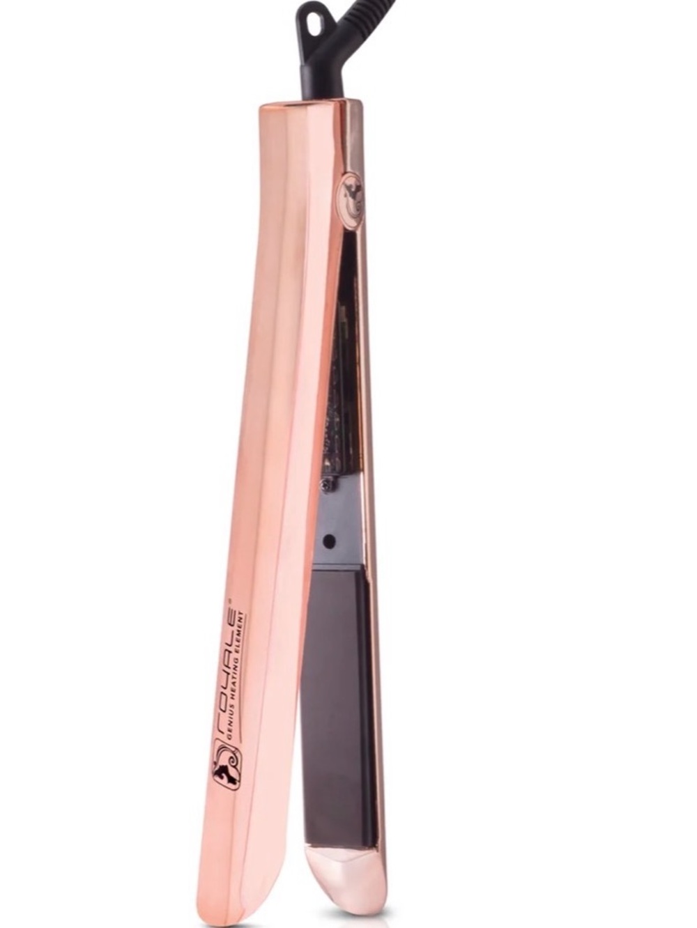 Limited Edition Royale Rose Gold Hair Straightener 100% Ceramic ~ Retail $400
